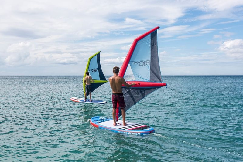 Chariot Transport Tractable Par Véhicule 2 Planches à Voile, Paddles